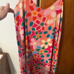 Amazon Floral Midi Dress - Multicolor